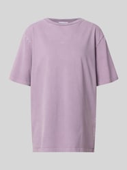Oversized t-shirt z wyhaftowanym logo model 'Farmers Market' od OH APRIL - 15
