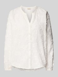 Regular Fit Bluse mit V-Ausschnitt Modell 'Selia' von FREE/QUENT - 44