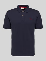 Koszulka polo o kroju regular fit z wyhaftowanym logo od GANT - 21
