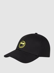 Czapka z daszkiem z bawełny ekologicznej KARL LAGERFELD x SMILEY® od Karl Lagerfeld Czarny - 15