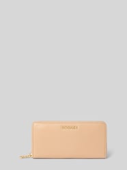Portemonnee van leer met labeldetail, model 'ela' van BOGNER Beige - 1