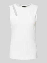 Tanktop mit Cut Out von comma Weiß - 5