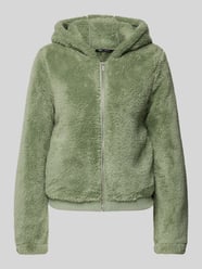 Sweatjacke mit Kapuze Modell 'NEW ANNA' von Only Grün - 27