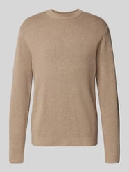 Strickpullover mit Stehkragen Modell 'MILANO' von Jack & Jones Premium Beige - 39