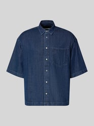 Oversized jeanshemd van mix van katoen en lyocell van ARMEDANGELS - 6