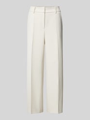 Straight Leg Stoffhose mit verkürztem Schnitt Modell 'CALIFORNIA' von CAMBIO Beige - 35