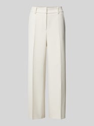 Straight leg stoffen broek met verkort model, model 'CALIFORNIA' van Cambio Beige - 22