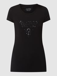 T-Shirt mit Lochstickerei von Guess - 10