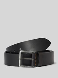 Riem van zuiver runderleer met labeldetail, model 'JEEKO' van BOSS - 15