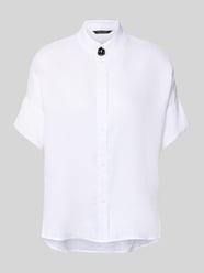 regular fit blouse met opstaande kraag en knoopsluiting van Armani Exchange - 1