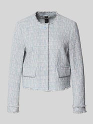 Marynarka w bouclé o kroju regular fit od Marc Cain - 37