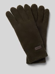 Handschuhe aus Woll-Mix mit Rippbündchen von Barbour - 30