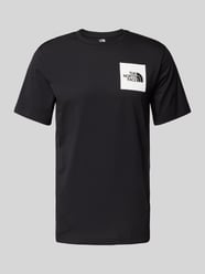 T-Shirt mit Label-Print von The North Face Schwarz - 21