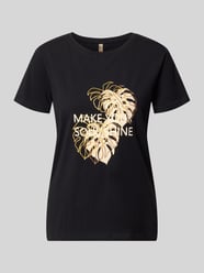 T-Shirt mit Statement- und Motiv-Print Modell 'RINA' von Soyaconcept - 4