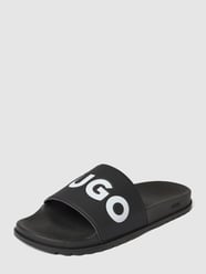 Slides mit Label-Details Modell 'MATCH' von HUGO Schwarz - 9