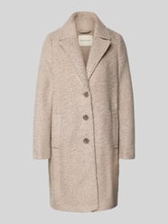 Regular Fit Teddy-Mantel mit Leistentaschen von Tom Tailor Beige - 3