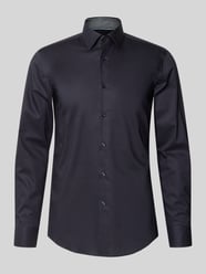 Koszula biznesowa o kroju slim fit z czystej bawełny model 'HANK' od BOSS - 12