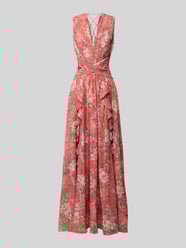 Abendkleid mit Plisseefalten von ADLYSH Pink - 20