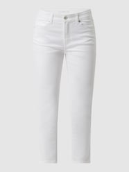 Feminine Fit Slim Leg Jeans mit Stretch-Anteil Modell 'Melanie' von MAC Weiß - 47