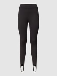 Leggings mit Strukturmuster von Gina Tricot Schwarz - 20