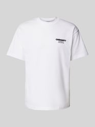T-Shirt mit Label-Print Modell 'DUCKS' von Carhartt Work In Progress Weiß - 27