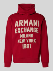 Hoodie mit Label-Stitchings von Armani Exchange - 28