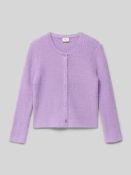 Regular Fit Strickjacke aus Rippstrick von s.Oliver RED LABEL - 24