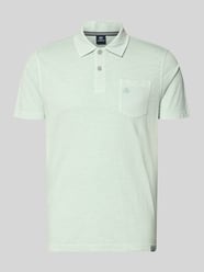 Koszulka polo o kroju regular fit z brustaszą od LERROS - 47