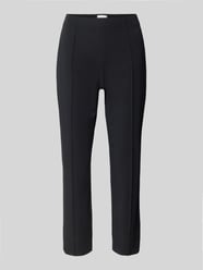 Skinny fit capribroek met vaste persplooien van SEDUCTIVE - 16