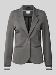 Blazer met strookzakken, model 'KINNIE' van Kaffe Grijs / zwart - 19