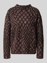 Relaxed Fit Strickpullover aus elastischem Woll-Mix von zero - 5