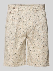 Regular Fit Shorts mit Pattentasche von Manuel Ritz Beige - 7