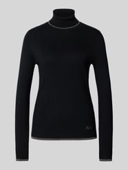 Slim Fit Longsleeve aus Viskose-Mix Modell 'MAGLIA CHIUSA' von Liu Jo White - 44
