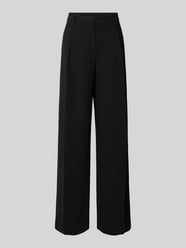 Wide leg stoffen broek met bandplooien, model 'Chaja' van MAC - 25