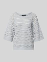 Sweter dzianinowy z krótkim rękawem od Marc Cain - 22