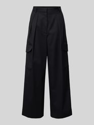 Wide Leg Bundfaltenhose mit Cargotaschen Modell 'PRESTIGE' von Ivy Oak - 1