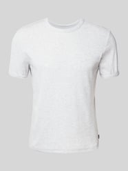 T-Shirt mit geripptem Rundhalsausschnitt von REVIEW - 8