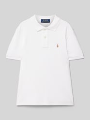 T-Shirt mit Polokragen von Polo Ralph Lauren Teens Weiß - 41