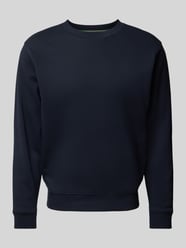 Sweatshirt mit gerippten Abschlüssen von Replay Blau - 12