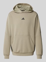 Hoodie mit Logo-Print von Adidas Training Grün - 1