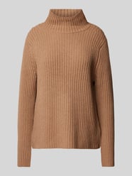 Gebreide pullover van kasjmier met opstaande kraag van (The Mercer) N.Y. Bruin - 28