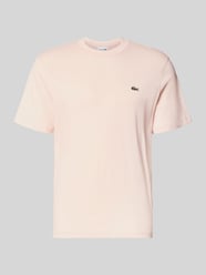 Regular Fit T-Shirt aus reiner Baumwolle von Lacoste Pink - 37