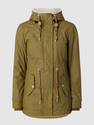 Parka met voering van teddybont, model 'Monadis' - waterdicht van Ragwear Groen - 29