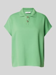 T-shirt met platte kraag van Marc O'Polo Denim Groen - 29