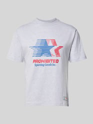 T-Shirt mit Label-Print und Rundhalsausschnitt von PROHIBITED - 3