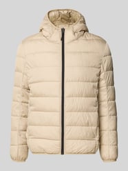 Steppjacke mit Kapuze und Reißverschluss von MCNEAL Beige - 4