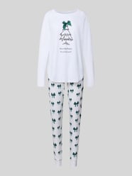 Pyjama aus reiner Baumwolle Modell 'Kuschelig' von LOUIS & LOUISA - 7