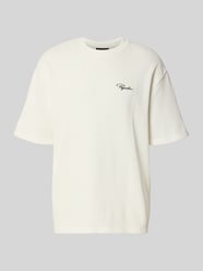Overzized T-shirt met structuurpatroon van PEGADOR - 15