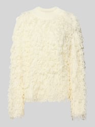 Gebreide pullover met franjes model 'PINAR' van Cph Muse - 48