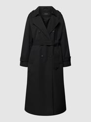 Trenchcoat mit doppelreihiger Knopfleiste Modell 'CHLOE' von Vero Moda Grau / Schwarz - 22